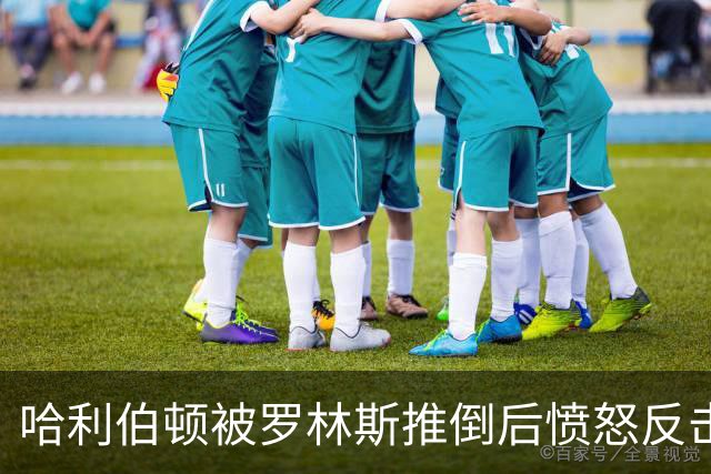 哈利伯顿被罗林斯推倒后愤怒反击，裁判认定犯规
